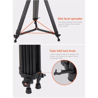 CHÂN MÁY QUAY COMAN DX16L + QUÀ TẶNG