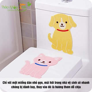 Miếng dán trang trí bồn cầu