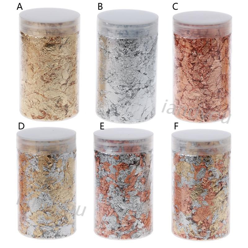 10g Miếng Dán Trang Trí Mạ Vàng / Bạc