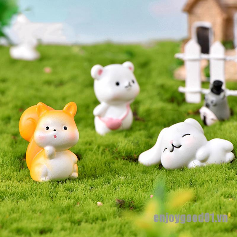 Mô Hình Động Vật Mini Trang Trí Nhà Búp Bê
