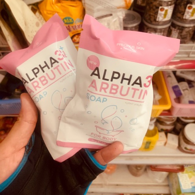 Xà phòng trắng da Alpha Arbutin 3 plus+