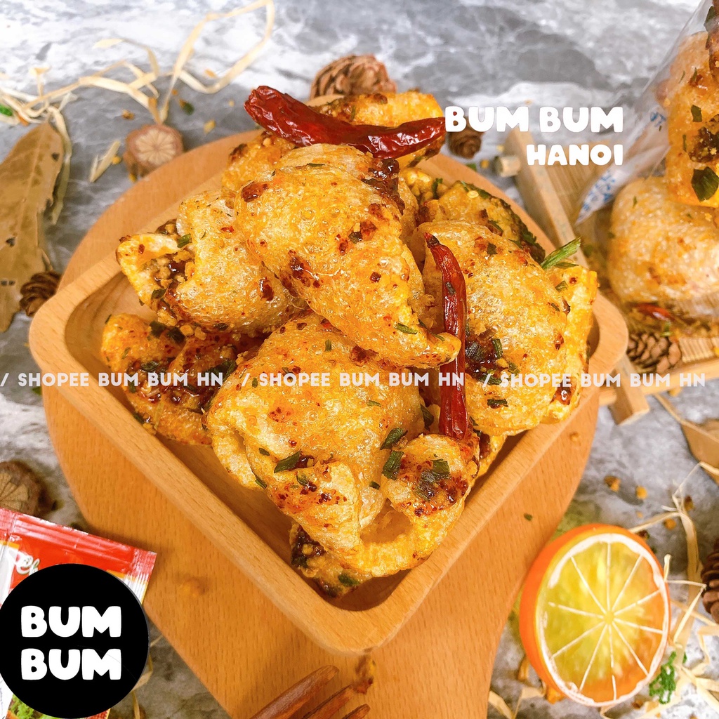 Da heo mắm hành BumBum đồ ăn vặt Hà Nội vừa ngon vừa rẻ