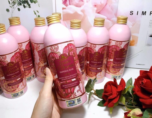 Sữa Tắm Nước Hoa Tesori hương hoa hồng