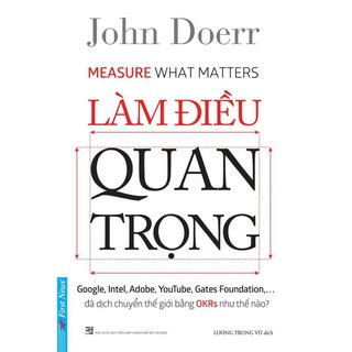 Sách-Làm Điều Quan Trọng - First News