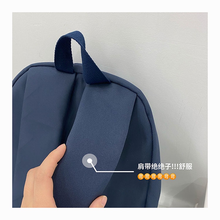 Balo nữ đi học trơn basic thời trang ulzzang hàn quốc giá rẻ vừa laptop 14inch B330