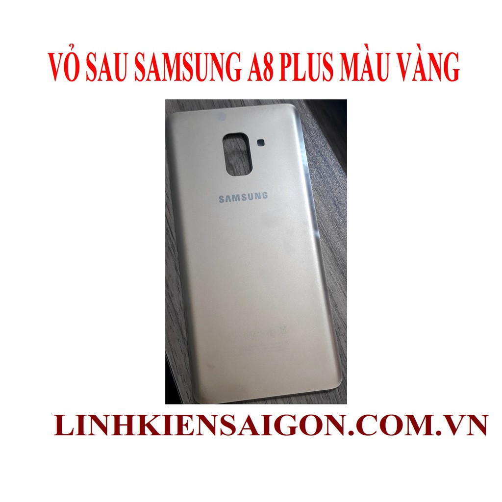 VỎ SAU SAMSUNG A8 PLUS MÀU VÀNG