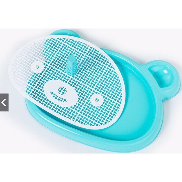 Khay vệ sinh mặt gấu cho thú cưng