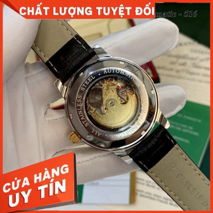 (Thẻ bảo hành 12 tháng) Đồng hồ nam Rolex - fullbox - bảo hành 12 tháng (Rolex.automatic)