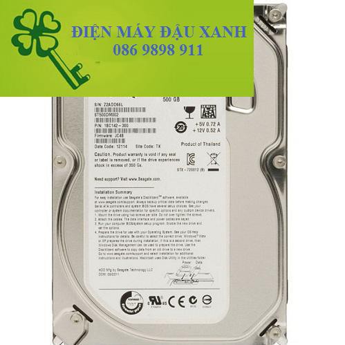 HDD SEAGATE 500GB 7200rpm, SATA 16MB Cache | BigBuy360 - bigbuy360.vn