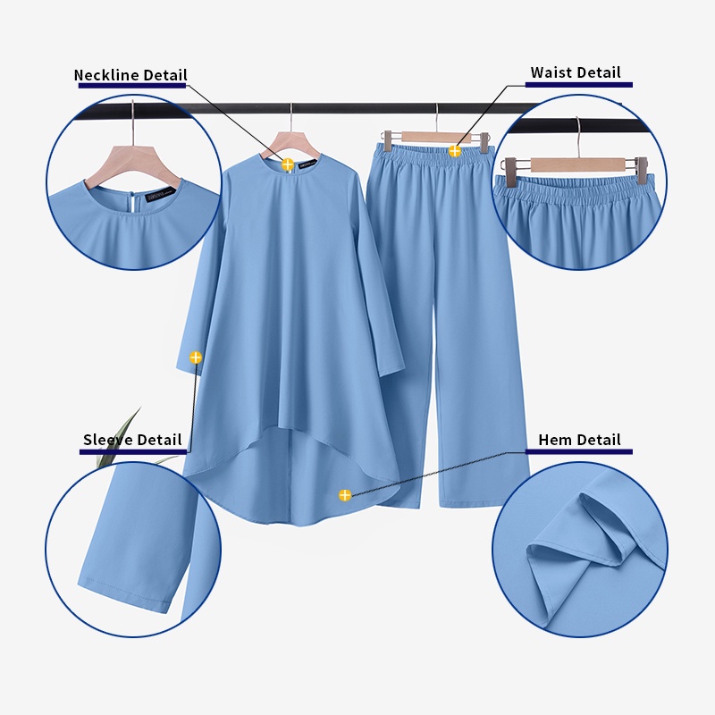 Zanzea Bộ Đồ Nữ Hồi Giáo Phong Cách Retro Thời Trang