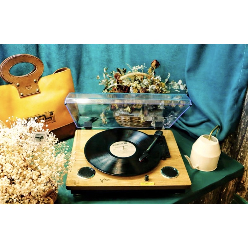 Máy nghe nhạc đĩa than Syitren Manty II chính hãng và tặng kèm đĩa than cổ điển khi mua máy