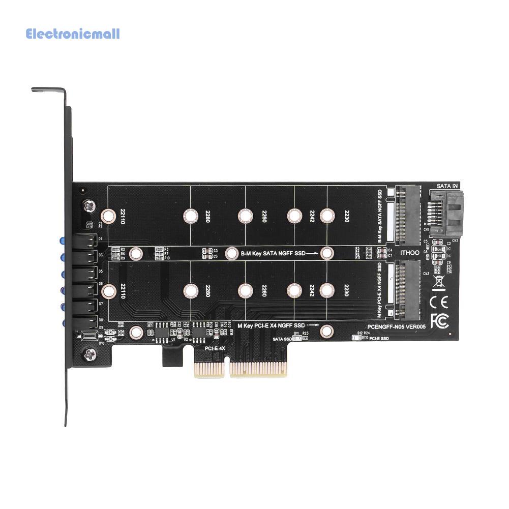 Thẻ Chuyển Đổi Pci-E 4x Sang Ngff Ssd B-Key + M-Key M.2 Ngff + Nvme | BigBuy360 - bigbuy360.vn