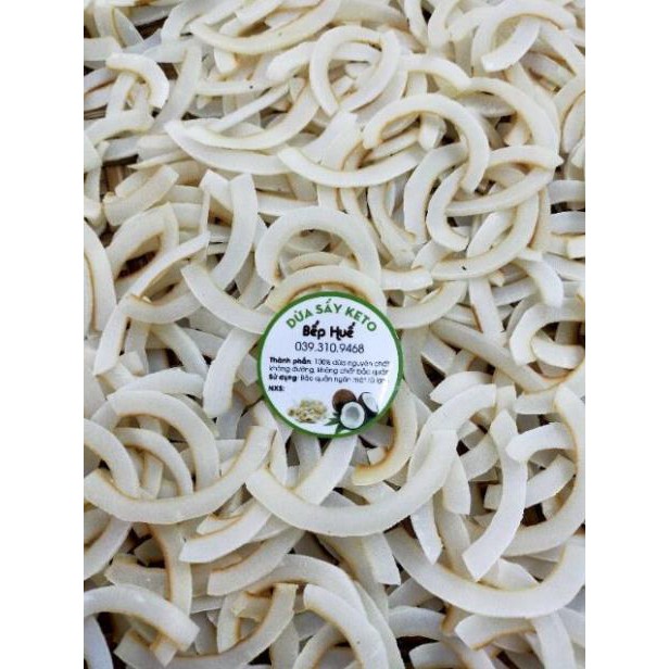 100g Dừa sấy giòn thơm ngon nguyên chất chuẩn Keto - Healthy