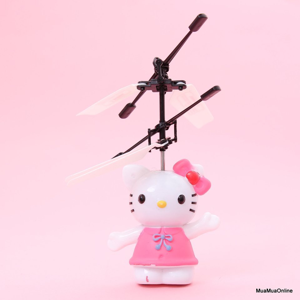 Đồ Chơi Cho Bé, Doraemon, Minion, Mèo Hello Kitty Bay Cảm Biến - Máy Bay Minion Cảm Biến Hồng Ngoại Xinh Xắn