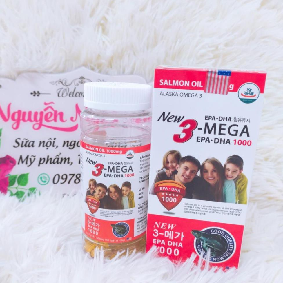 Viên uống bổ mắt New 3 Mega hộp 100 viên