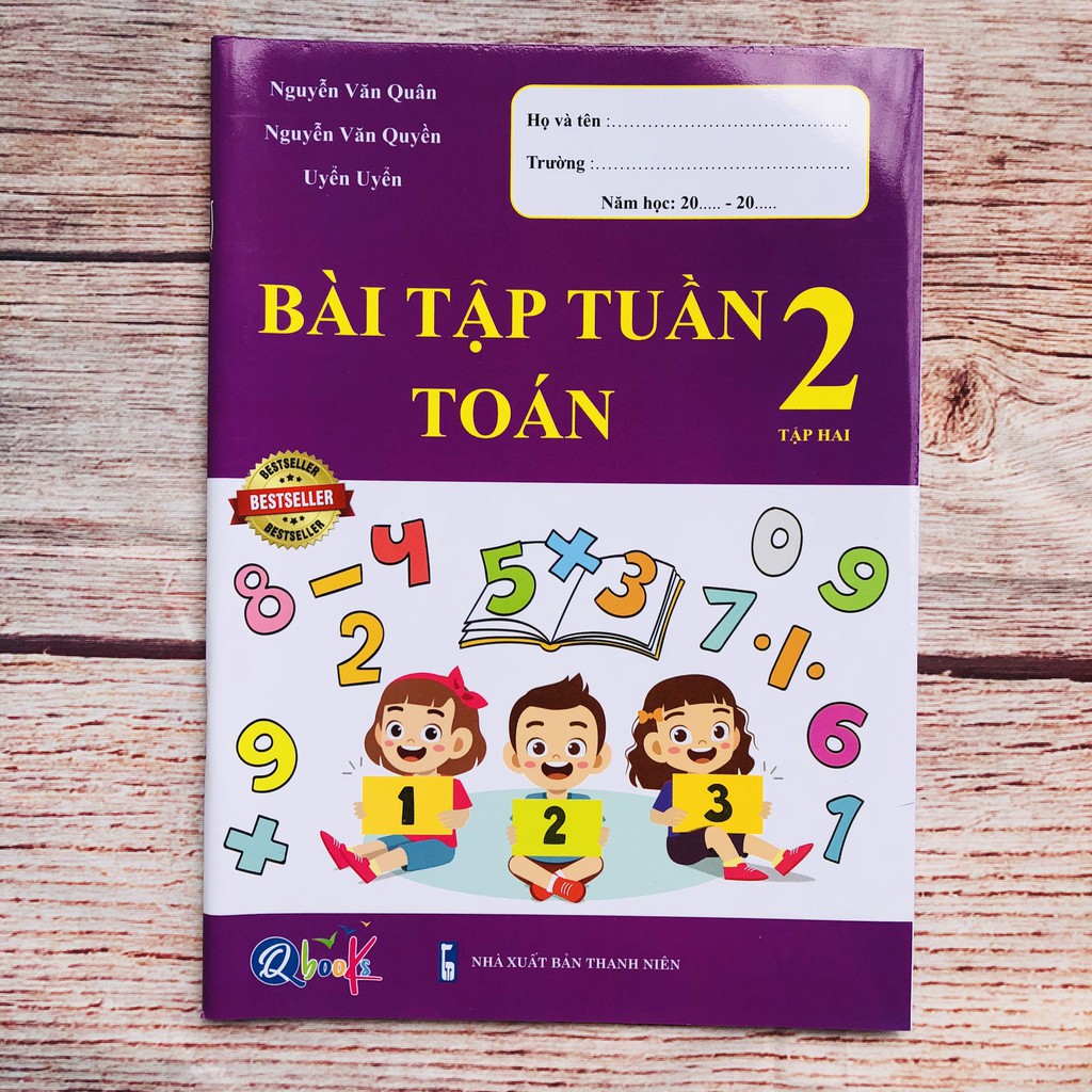 [Bebu123] [CHINH PHỤC LỚP 2] Combo bài tập tuần và đề kiểm tra toán tiếng việt 2 - cả năm (8 quyển) [TD92]