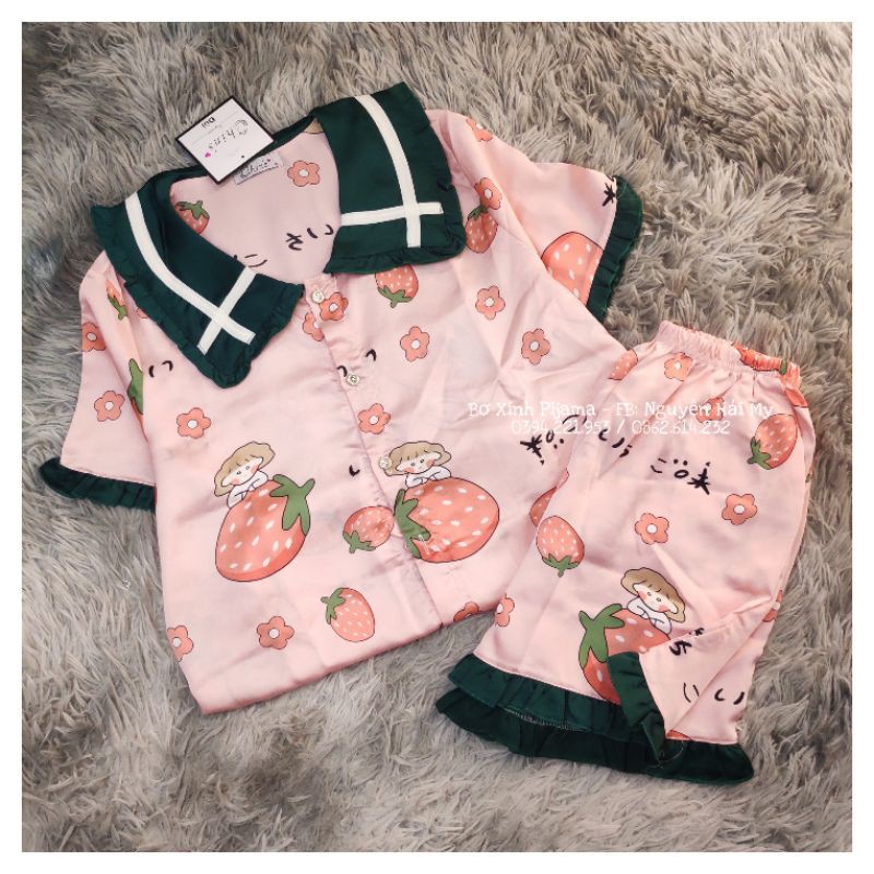 Đồ bộ Pijama - Bộ đồ ngủ chất liệu lụa satin