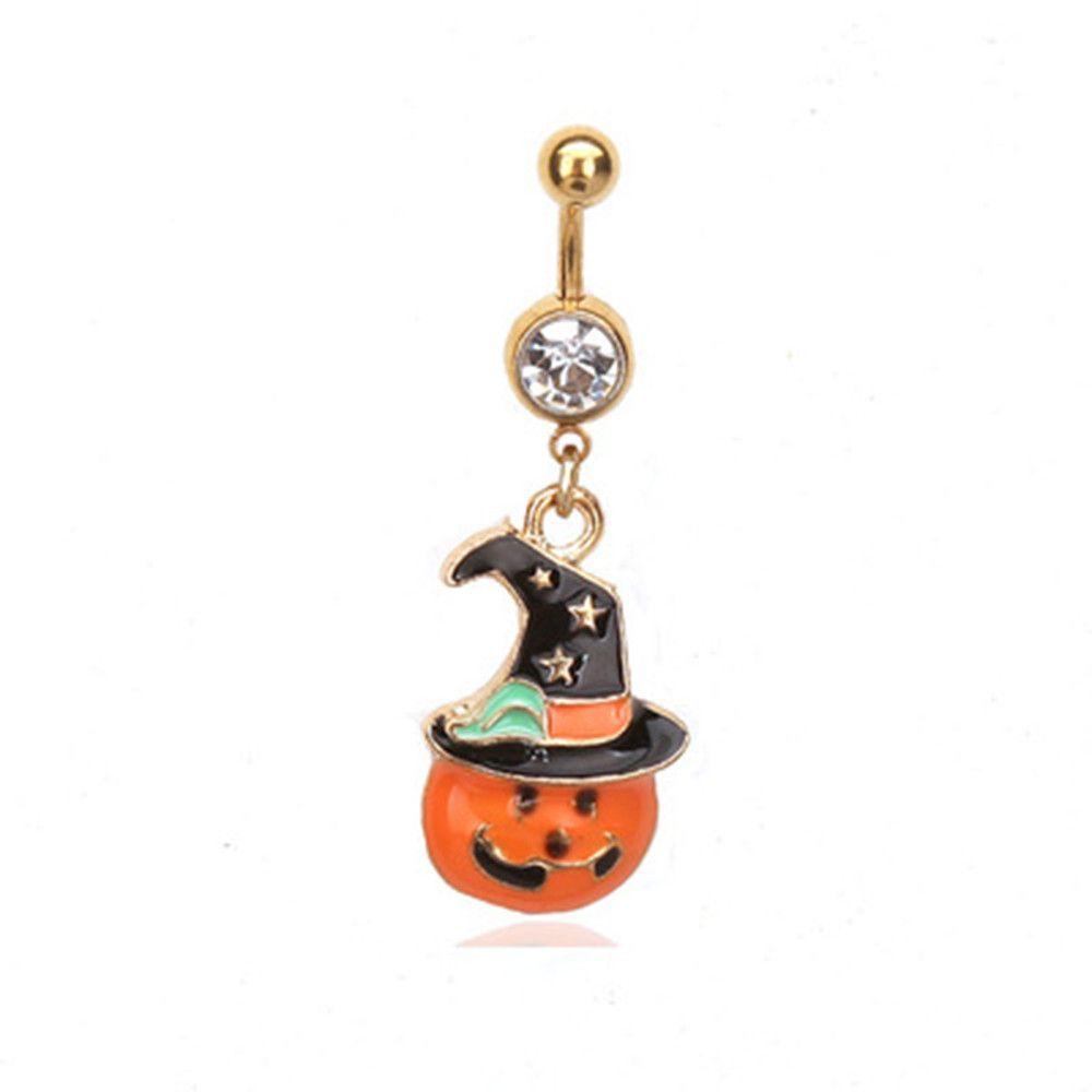 Khuyên Rốn Đính Đá Lấp Lánh Thời Trang Halloween