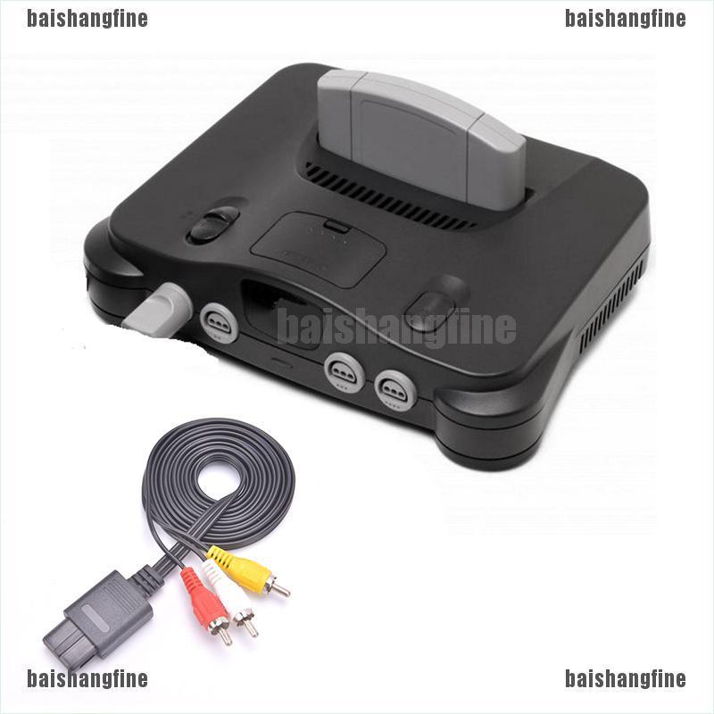Dây Cáp N64 Snes 6ft Rca Tv Av Cho Máy Chơi Game Bfvn