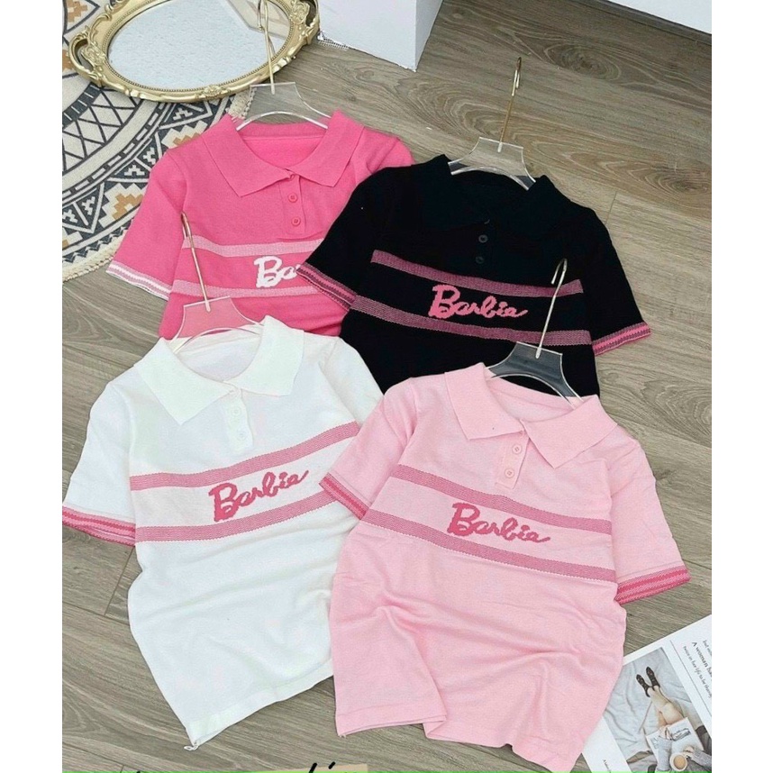 Áo thun len CAO CẤP  monterghi Barbie siêu hot alohashop91