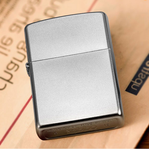 Bật lửa Zippo Mỹ Satin trơn 205 tiếng hay