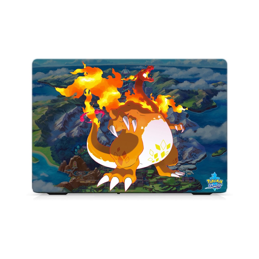 Skin Laptop In Hình Pokemon Charizard Dành Cho Các Dòng Máy Dell Hp Asus Msi Acer Lenovo Macbook Theo Yêu Cầu