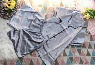 [BIGSIZE 60-75KG] BỘ LỤA NƠ NGẮN FROM DƯỚI 75KG