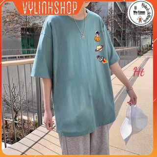 Áo phông 3d 3 logo nam nữ mặc hè vảo cotton su unisex