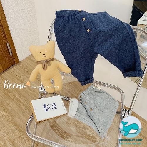 Quần Dài Bé Trai Sành Điệu Chất Nỉ Siêu Mềm Hàng Thiết Kế Beemo Xịn Mịn