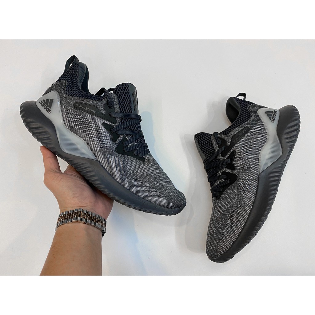 Giày Alpha 𝑴𝑶̛́𝑰 𝑵𝑯𝑨̂́𝑻 [ Giày AB ] Sneaker Nam Nữ Màu Xám Đen Cao Cấp Giá Rẻ