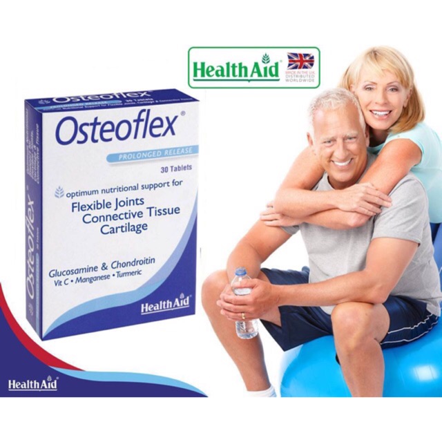✅ [CHÍNH HÃNG] Viên uống Osteoflex prolonged release cung cấp dinh dưỡng cho khớp, sụn(health aid)london vương quốc anh