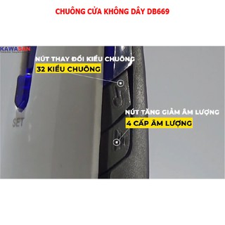 CHUÔNG CỬA KHÔNG DÂY DB669