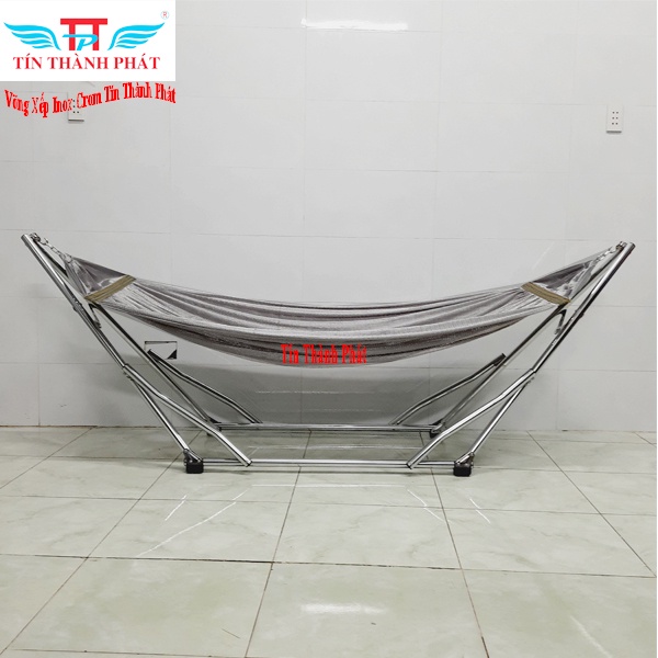 VÕNG XẾP CAO CẤP TÍN THÀNH PHÁT INOX MẠ CROM. SẢN PHẨM CHÍNH HÃNG, BẢO HÀNH 36 THÁNG.