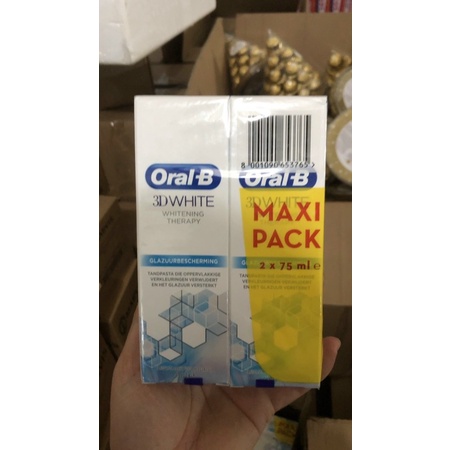 kem đánh răng oral B 3D white 75g/ tuýp