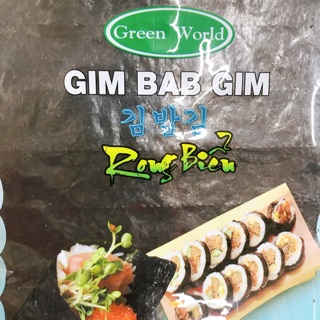 Rong biển cuộn cơm Gim Bab Gim 20g 10 miếng