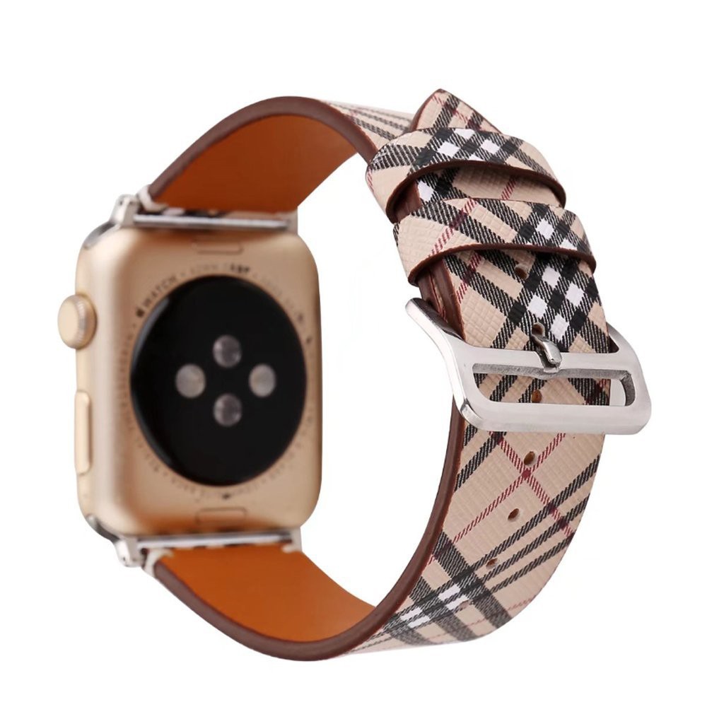 Dây Đeo Bằng Da Cho Apple Watch 38Mm 42Mm 40mm 44mm，series se/6/5/4/3/2/1