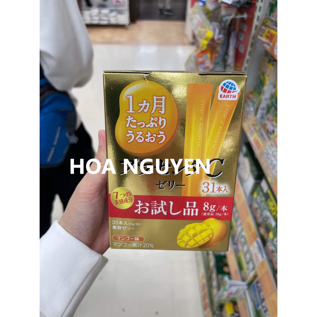 Thạch Collagen Otsuka Collagen C Jelly Nhật Bản Hộp 31 Gói