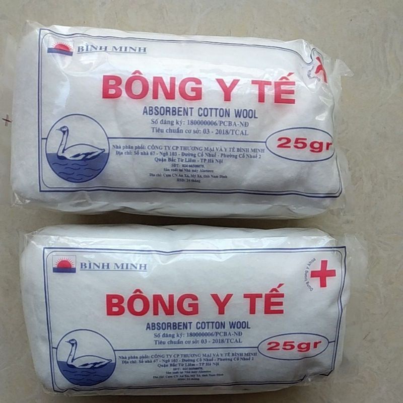 Bông y tế - gạc cuộn - gạc tiệt trùng đắp sơ cứu vết thương
