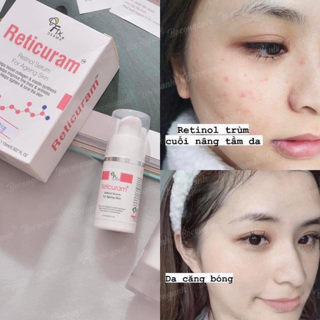 [Fixderma] Tinh Chất Đẩy Lùi Lão Hóa Reticuram Retinol Serum (15ml) - Cận date 10/23