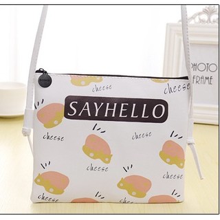 Túi Say Hello (Màu Kem)