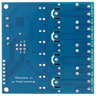 -12V 4CH Remote Control Switch Bluetooth Relay ule for Android Mobile Motor LED Light DIY Electronic Kit