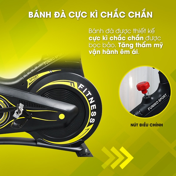 Bảo hành 3 năm xe đạp tập FUNIKO Z3 giúp giảm đau tăng cường sức khỏe