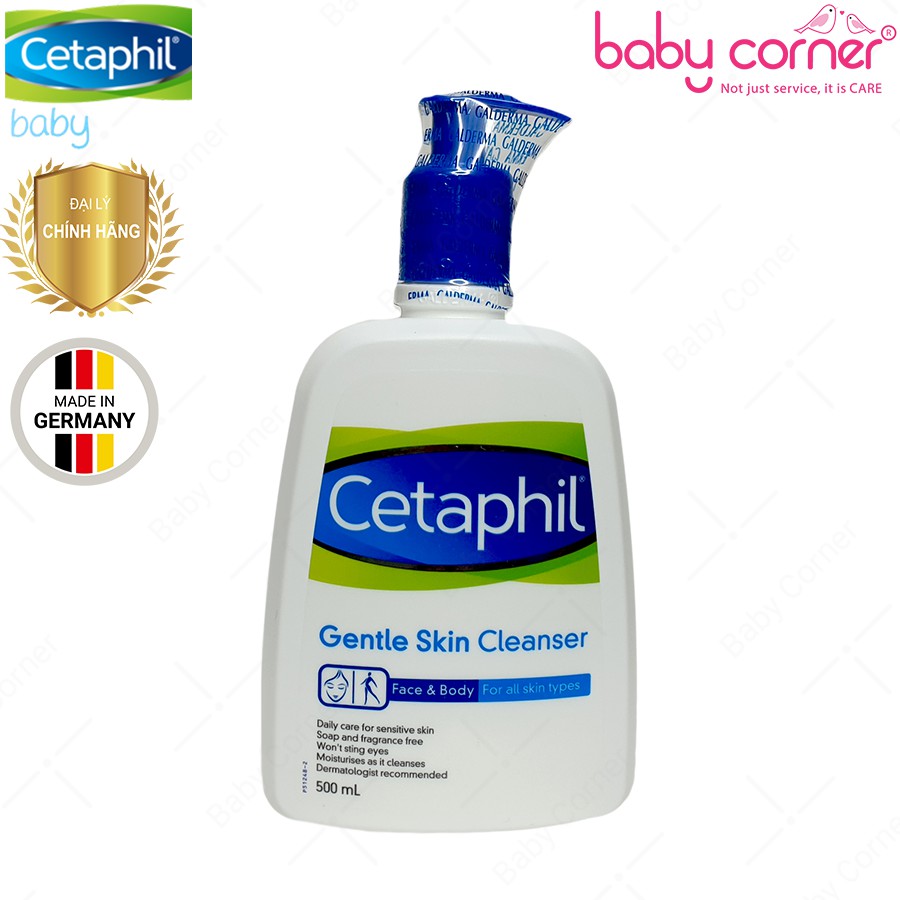 SỮA TẮM VÀ RỬA MẶT CETAPHIL GENTLE SKIN CLEASER 500ML CHO DA NHẠY CẢM