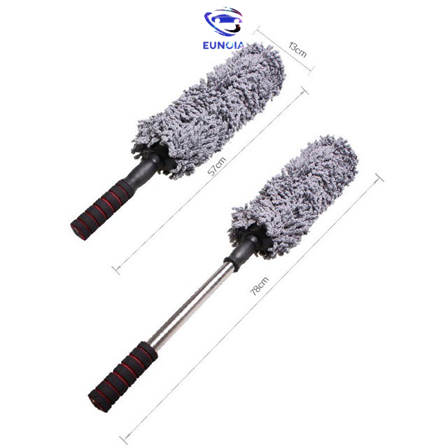 Chổi Lau Xe Ô Tô - Chổi Rửa Xe Ô Tô - Cọ Rửa Xe Sợi Mềm Mại, Điều Chỉnh Được Độ Dài Dành Cho Ô Tô, Xe Hơi
