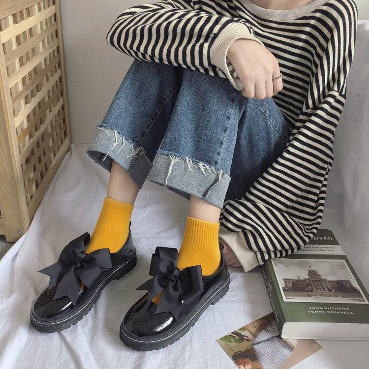 Giày đồng phục mềm kiểu Lolita xinh xắn dễ thương | BigBuy360 - bigbuy360.vn