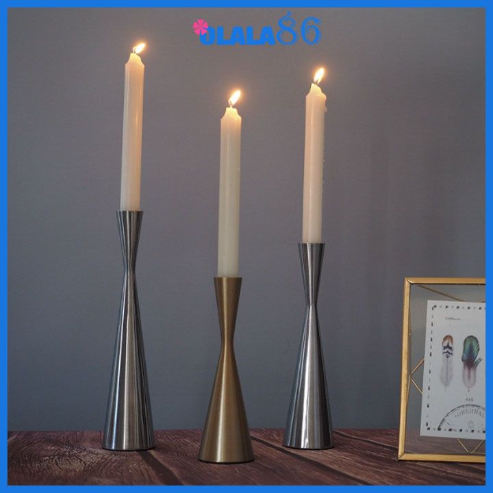 Cặp chân nến để bàn  trang trí tiệc cưới, nhà cửa văn phòng Cổ điển phong cách Châu  Âu OLALA 86