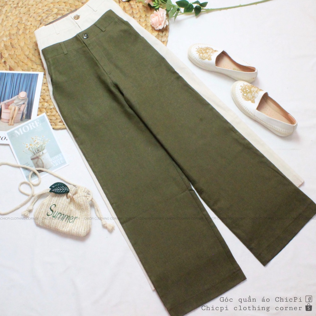 QUẦN LINEN ỐNG SUÔNG SIÊU TRENDY