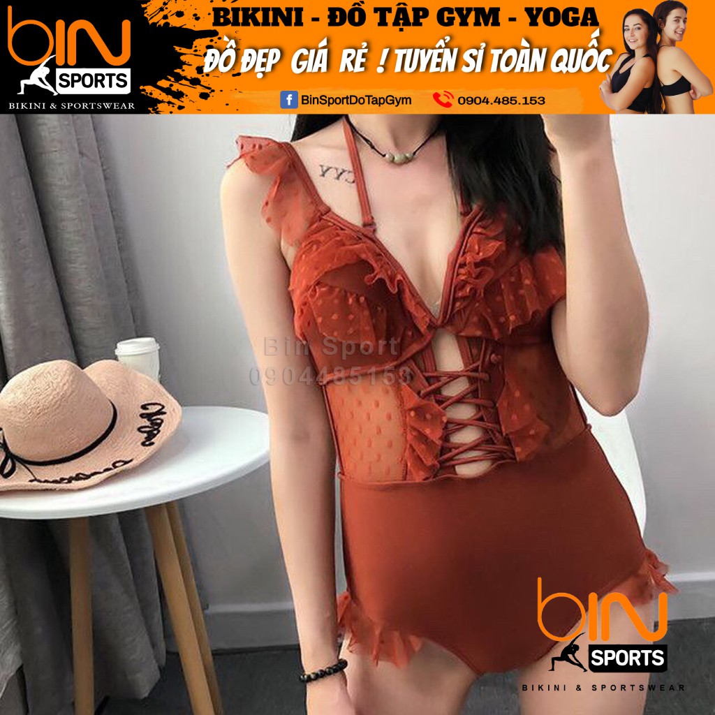 Bikini,Bộ Đồ Bơi Body Phối Voan Cao Cấp, 2 Màu Cam Đất, Đen , Hàng Nhập Đủ Size M L XL, BHN010 | WebRaoVat - webraovat.net.vn