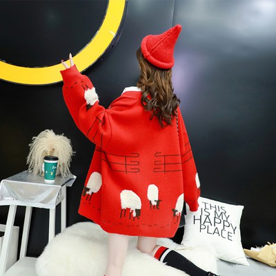 Áo cardigan sweater tay dài dáng rộng thời trang dành cho nữ | BigBuy360 - bigbuy360.vn