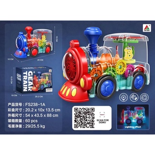 Bộ đồ chơi xe lửa số học đi lại tự động dành cho bé